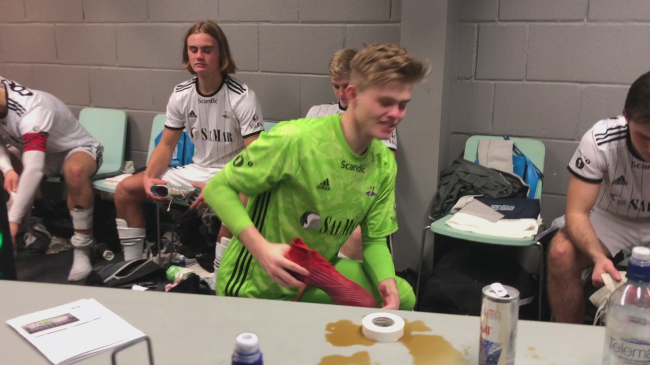 Herlig cupjubel i garaderoben